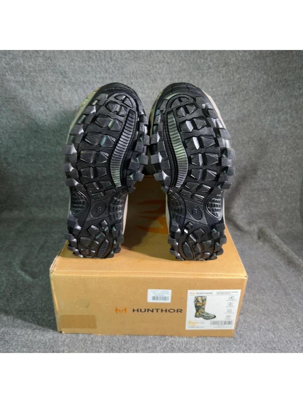 Hunthor Hunting Boots Mens Size 8 Camo Waterproof Insulated 800g CA006-008-013